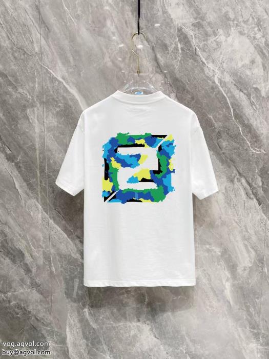 FENDIブランド コピー 品半袖Tシャツ夏の大人カジュアル超一流のブランド_0_4