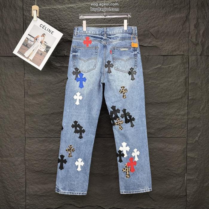 スーパー コピー 安心ジーンズ数量限定カジュアルの定番CHROME HEARTS_0_1