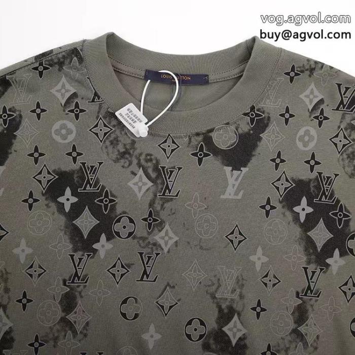 LOUIS VUITTONスーパー コピー 通販 優良軽やかな素材感夏の最新ファッション半袖Tシャツ_0_0