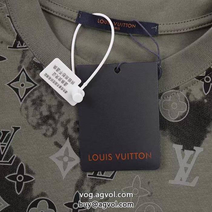 LOUIS VUITTONスーパー コピー 通販 優良軽やかな素材感夏の最新ファッション半袖Tシャツ_0_2