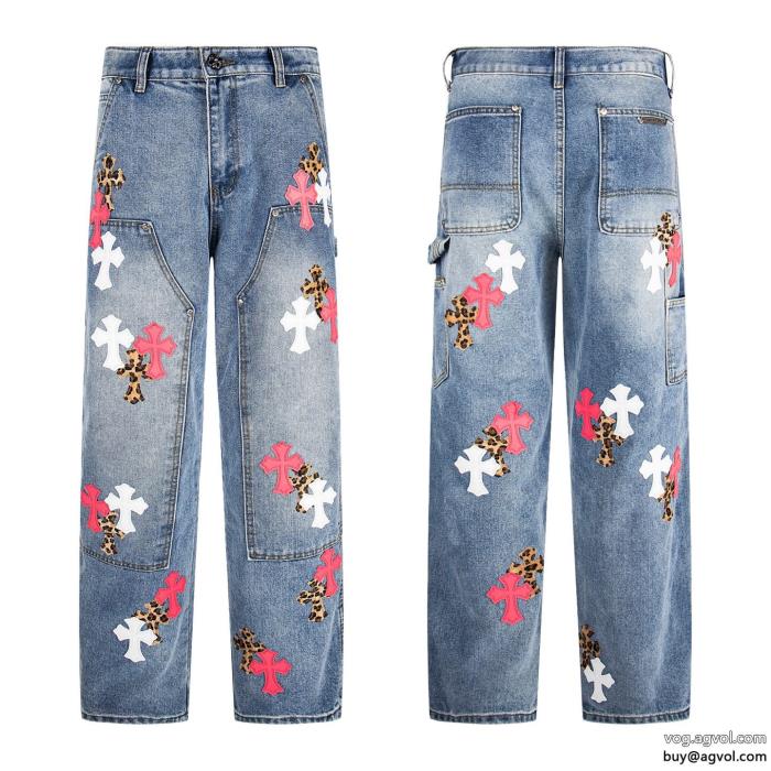 ジーンズ偽 ブランド 通販上品なカジュアルコーデに爆発的人気CHROME HEARTS_0_0