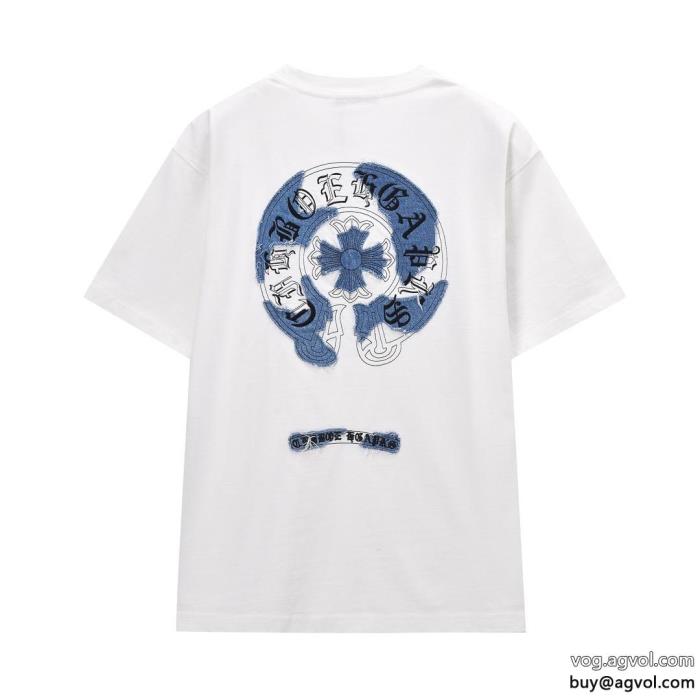 CHROME HEARTS夏の必須アイテムを話題が沸騰中半袖Tシャツ偽 ブランド_0_2