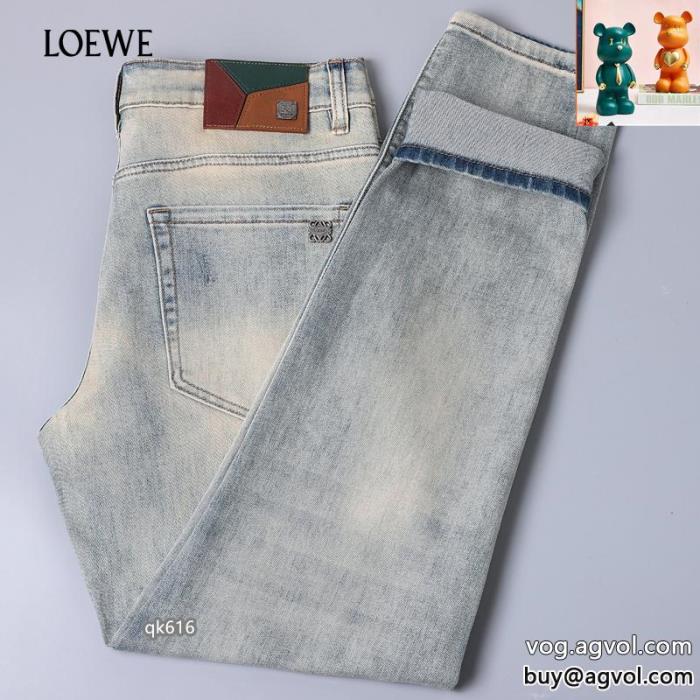 ブランド 激安LOEWEゆったりシルエット抜け感のある夏着物ジーンズ_0_0