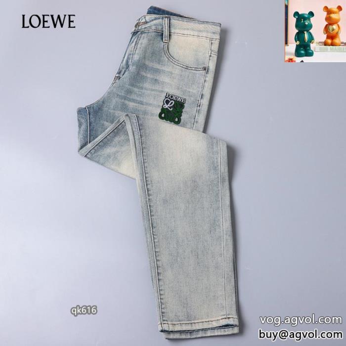 ブランド 激安LOEWEゆったりシルエット抜け感のある夏着物ジーンズ_0_1