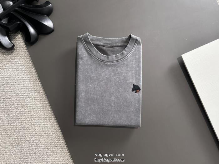 エルメス半袖Tシャツ定番人気　薄手柔らか夏限定ブランド 激安_0_4