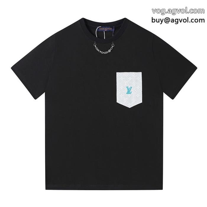 高級感漂う在庫処分SALE半袖Tシャツ偽物 ブランド 激安LOUIS VUITTON_0_2