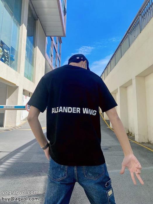 ALEXANDER WANGコピー ブランド23SS洗練デザイン完売在庫確保半袖Tシャツ_0_4