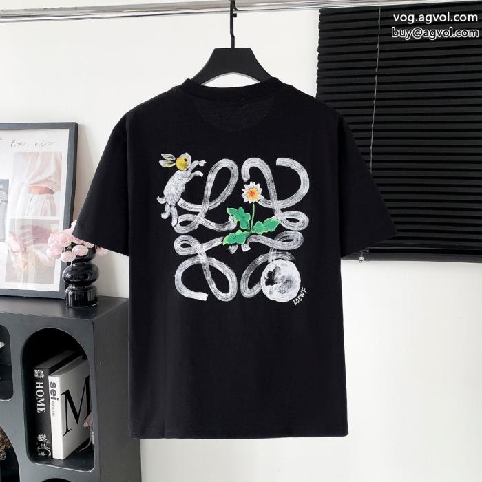 半袖Tシャツ欲しい可愛く新鮮大人気オリジナル偽物 ブランド 激安LOEWE_0_2