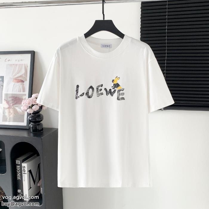 半袖Tシャツ欲しい可愛く新鮮大人気オリジナル偽物 ブランド 激安LOEWE_0_5
