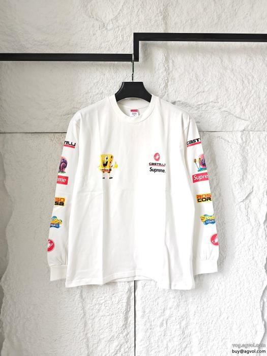 気分が上がる最新の2025アイテム長袖Tシャツ偽 ブランド 通販SUPREME_0_3