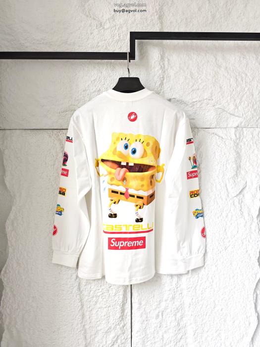 気分が上がる最新の2025アイテム長袖Tシャツ偽 ブランド 通販SUPREME_0_4