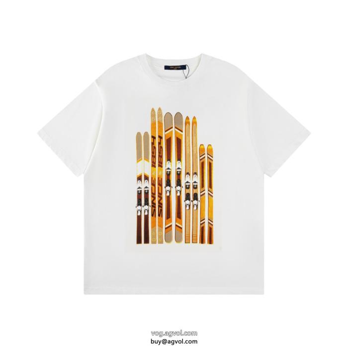 半袖TシャツLOUIS VUITTONブランド レプリカシンプルなデザイン2025人気新色が登場_0_3