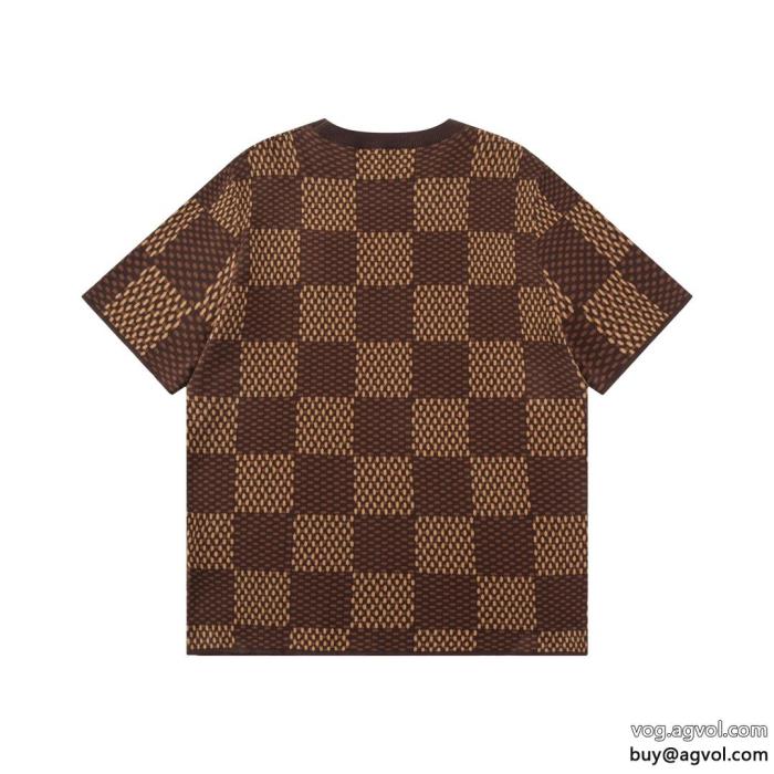 お洒落な印象に23SS 異素材半袖TシャツLOUIS VUITTON激安 通販 専門_0_0