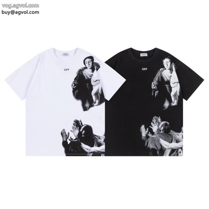 正規品保証232025先行販売半袖Tシャツオフホワイトブランド コピー s 級_0_4