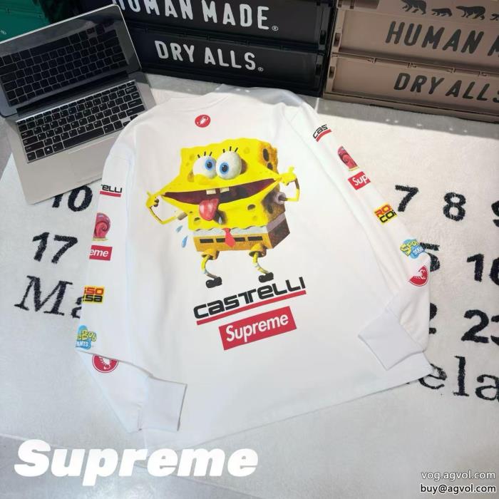 シュプリーム長袖Tシャツコピー 通販好印象123%ジュアル感強めの着_0_1