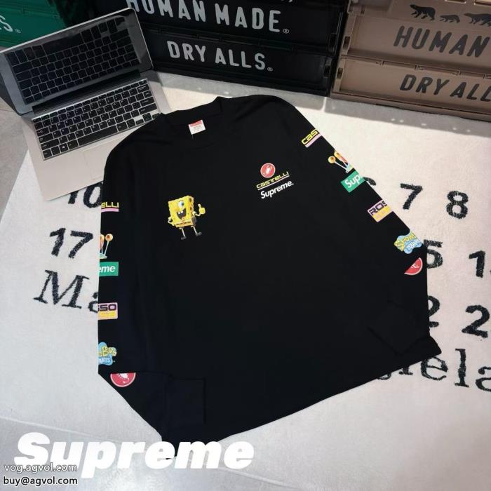 シュプリーム長袖Tシャツコピー 通販好印象123%ジュアル感強めの着_0_2