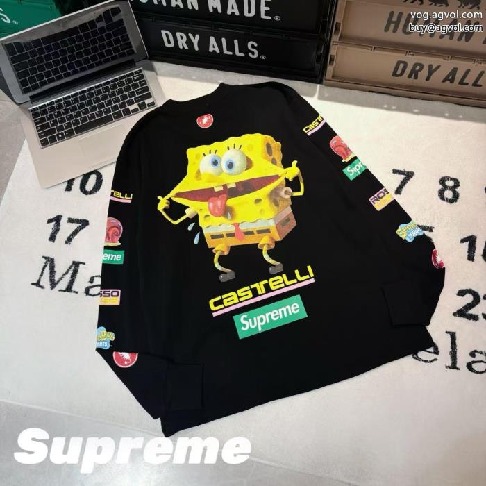 シュプリーム長袖Tシャツコピー 通販好印象123%ジュアル感強めの着_0_3