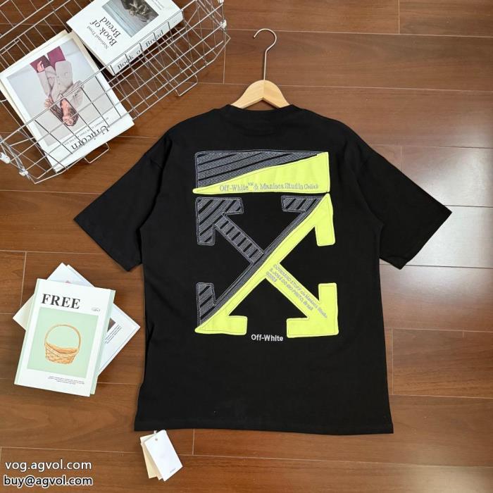 オフホワイト期間限定高級感漂うブランド スーパー コピー半袖Tシャツ_0_3