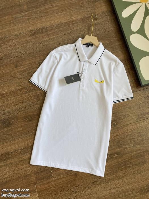 FENDI幅広く使える大幅に値下げブランド スーパー コピー 優良半袖Tシャツ_0_3