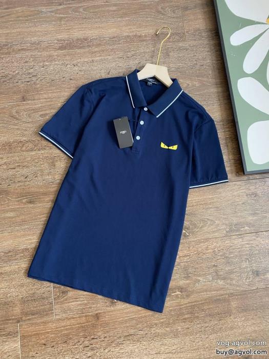 FENDI幅広く使える大幅に値下げブランド スーパー コピー 優良半袖Tシャツ_0_4