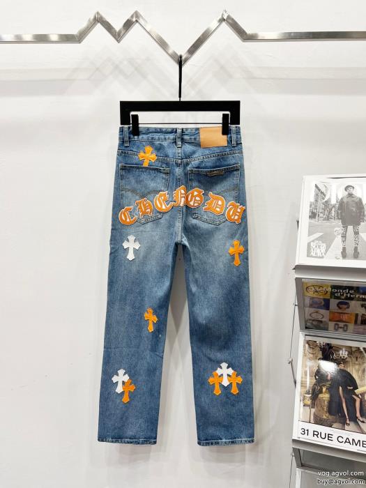 ブランド 品 激安 通販スタイリッシュSS23オシャレジーンズクロムハーツ_0_1
