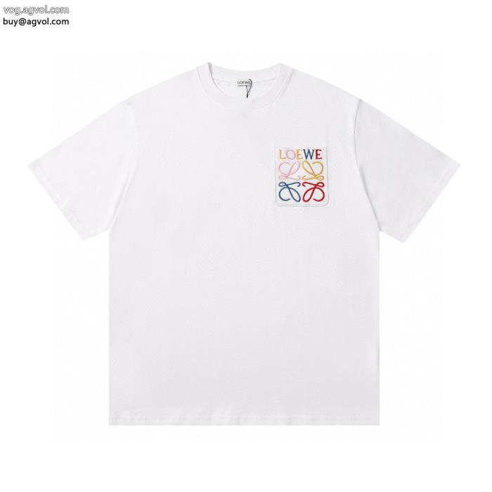2025の流行りトップス人気モデル愛用ブランド スーパー コピー 通販半袖TシャツLOEWE_0_1