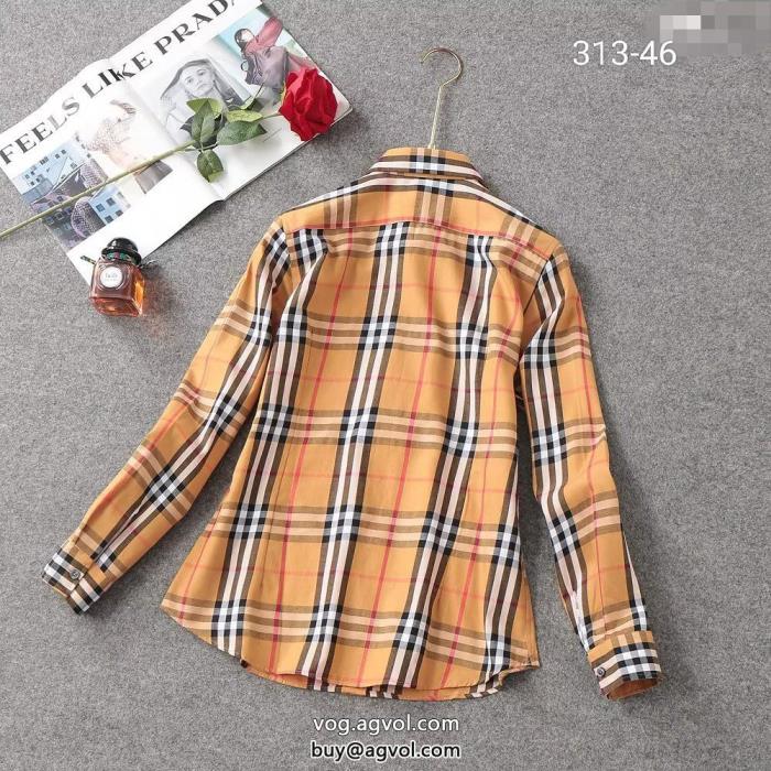 長袖シャツスーパー コピー 品優しい肌触り風通しの良いフレアBURBERRY_0_0