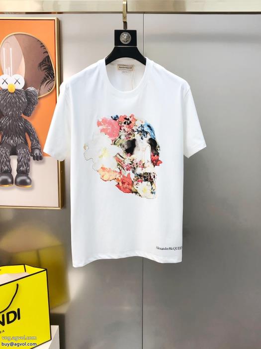 半袖Tシャツ偽 ブランド 販売alexander mcqueen2025トレンドお手頃価格_0_0