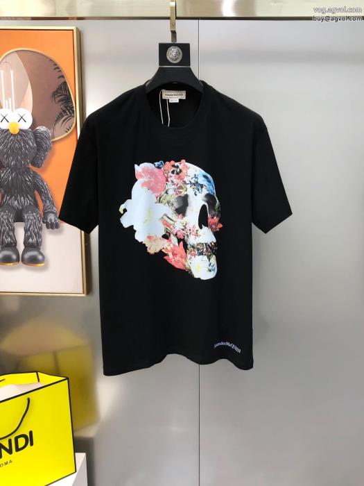 半袖Tシャツ偽 ブランド 販売alexander mcqueen2025トレンドお手頃価格_0_2