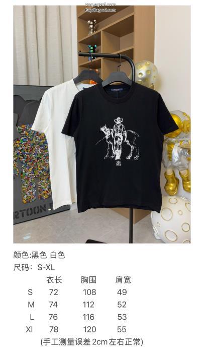 着心地良く2025年新作通販ルイ ヴィトン半袖Tシャツコピー 品 ブランド_0_3