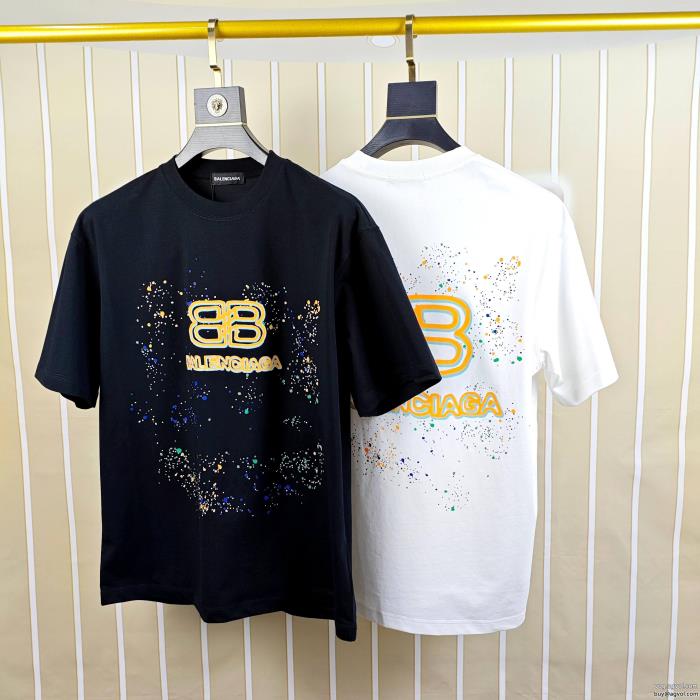 バレンシアガコピー 商品 ブランド2025の流行りの新品大人の色味半袖Tシャツ_0_2