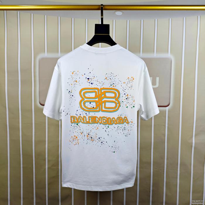 バレンシアガコピー 商品 ブランド2025の流行りの新品大人の色味半袖Tシャツ_0_4