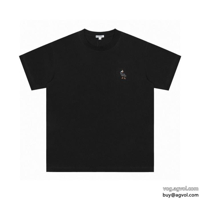 新作限定華やかキュート即完売半袖TシャツLOEWEコピー ブランド 販売_0_1