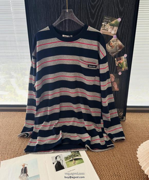 長袖Tシャツ雑誌掲載大変大人気2025MIUMIUブランド コピー 激安_0_2