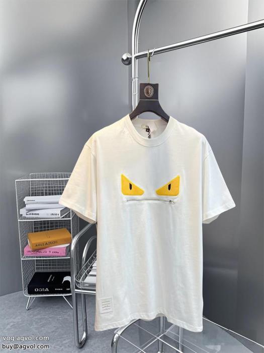 コピー ブランド 通販半袖Tシャツ早期完売2025年トレンド感が強いフェンディ_0_3