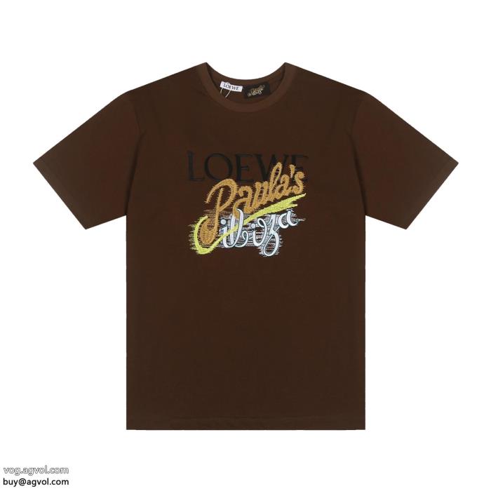 コピー ブランド 販売半袖Tシャツ必需品限定生産品ロエベ_0_4