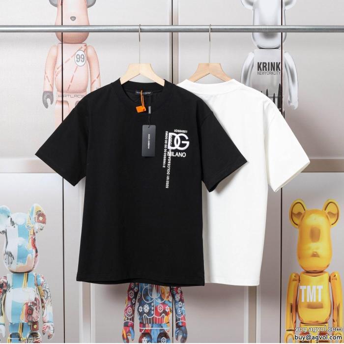 人気急上昇大胆なカジュアルダウンスーパー コピー  半袖TシャツDolce&Gabbana_0_1