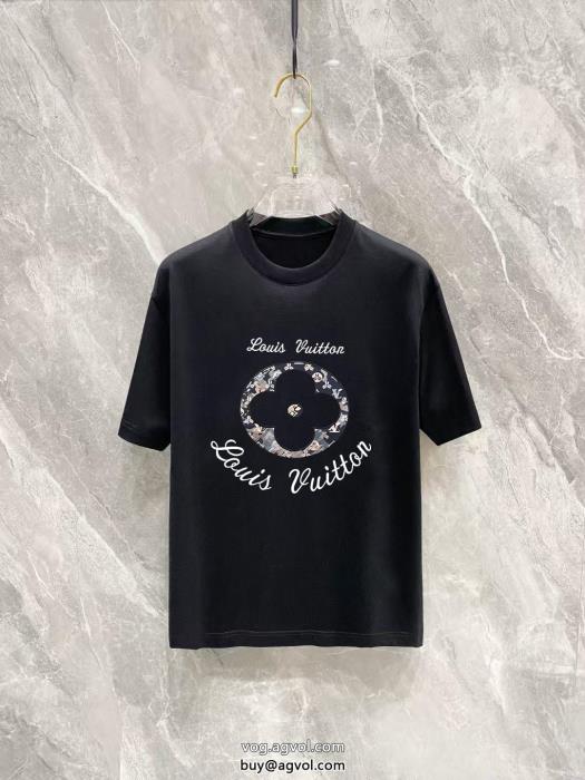 コピー ブランド半袖Tシャツ爆発的人気都会的な印象のスタイルLOUIS VUITTON_0_1