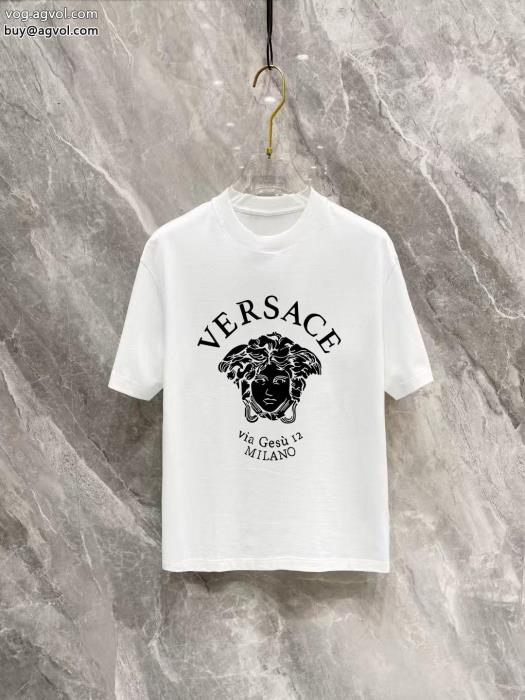 VERSACE新作愛用セレブ多数夏に必須の定番アイテム半袖Tシャツ偽物 通販 _0_0