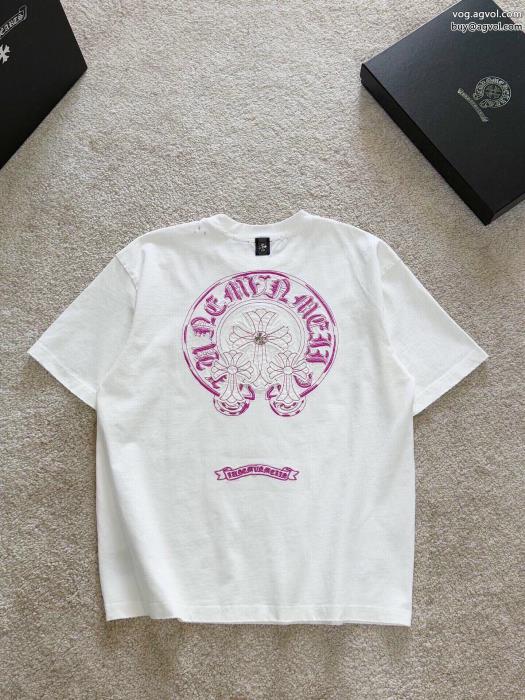 CHROME HEARTSブランド スーパー コピー 通販半袖Tシャツ通勤の定番23新作限定版プリント_0_3