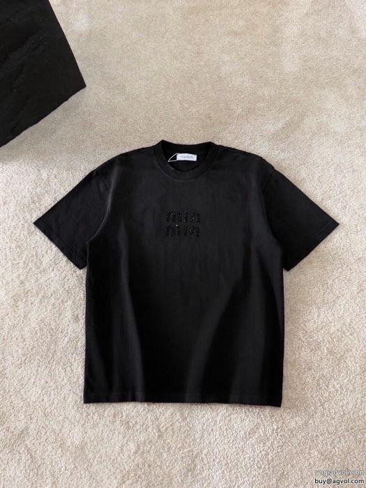 半袖Tシャツ2025大人気完売必至ミュウミュウ激安 ブランド 通販_0_0