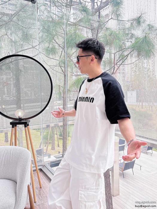半袖Tシャツ2025大人気完売必至ミュウミュウ激安 ブランド 通販_0_3