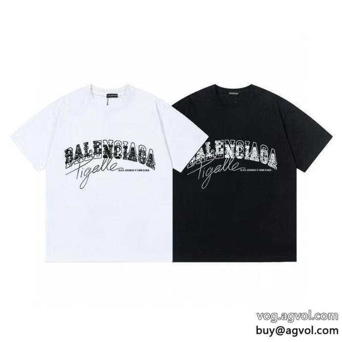 23新作セール定番人気商品balenciagaブランド 偽物半袖Tシャツ_0_2