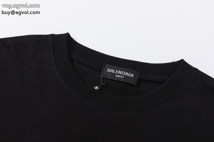 バレンシアガ洗練された印象最新話題沸騰中コピー 商品 ブランド半袖Tシャツ_0_1