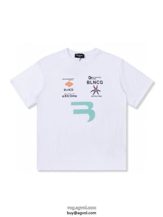 バレンシアガ洗練された印象最新話題沸騰中コピー 商品 ブランド半袖Tシャツ_0_3