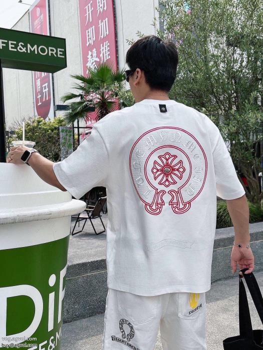抜け感のある夏着物圧倒的な人気半袖TシャツCHROME HEARTSブランド 激安 _0_3