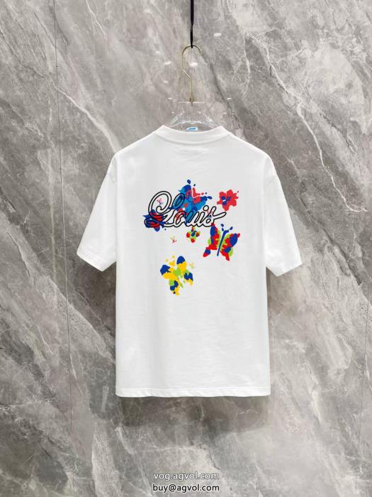 圧倒的な人気日本完売LOUIS VUITTONブランド スーパー コピー 優良半袖Tシャツ_0_4