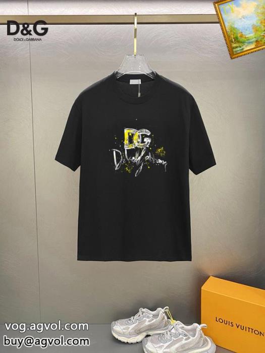 Dolce&Gabbana偽物 ブランド ショップ半袖Tシャツ着回し力抜群大人気柔らかな着心地_0_0