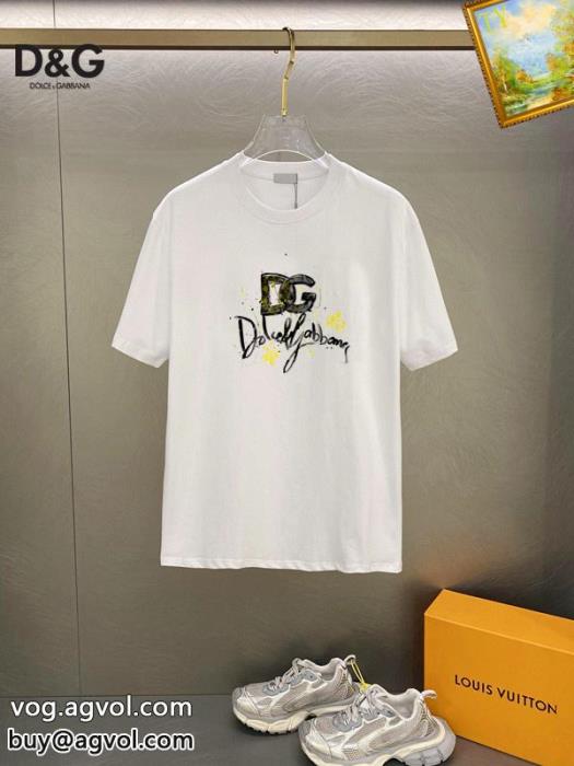 Dolce&Gabbana偽物 ブランド ショップ半袖Tシャツ着回し力抜群大人気柔らかな着心地_0_3