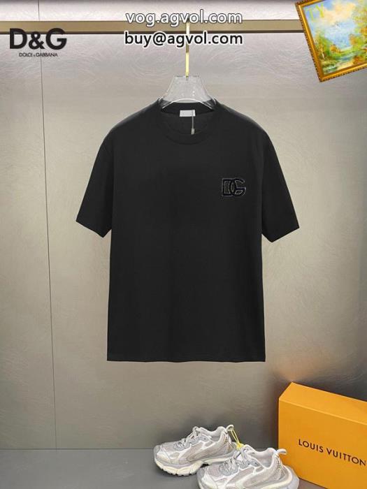 夏に必須の定番アイテム大好評偽物 ブランド ショップ半袖TシャツDolce&Gabbana_0_0